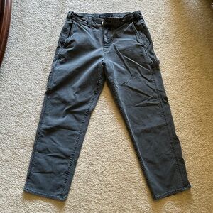 Men’s Abercrombie Slate Blue Stretch Painter Style Pant Sz 30 x 30